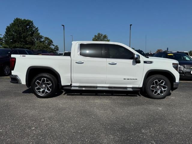 2024 GMC Sierra 1500 SLT in Summit White — front three-quarter view
