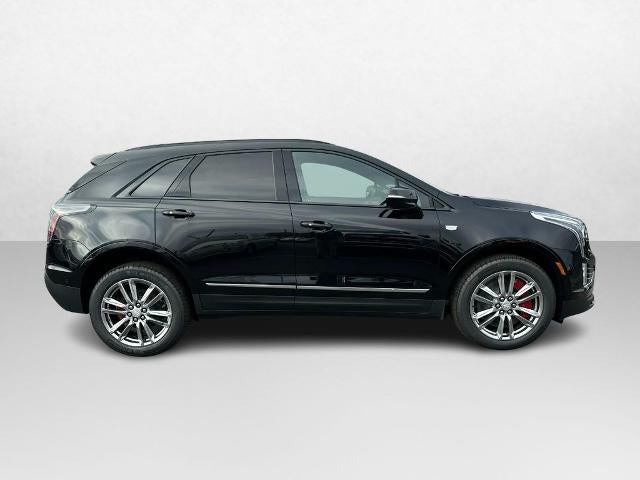 2026 Cadillac XT5 Sport in Stellar Black Metallic — front three-quarter view